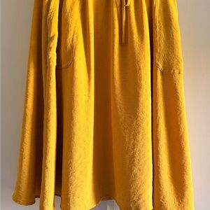 Mustard A-Line Skirt